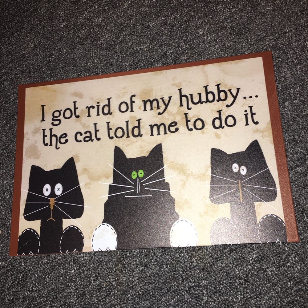 Wall Hanging Metal Plaque